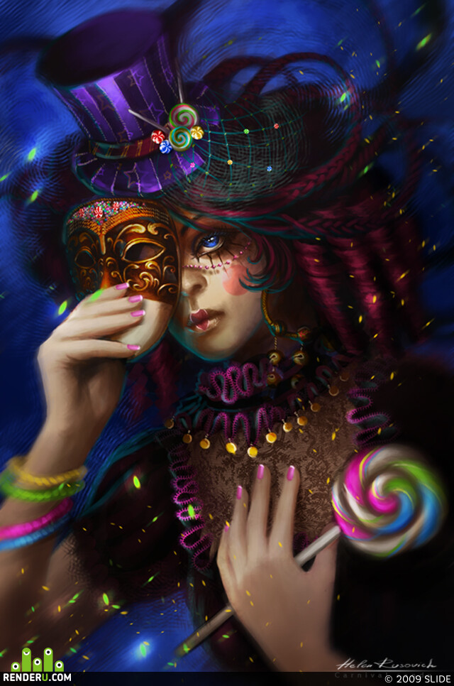 SLIDE. carnival candy