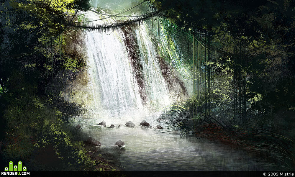 Mistrie. Waterfall