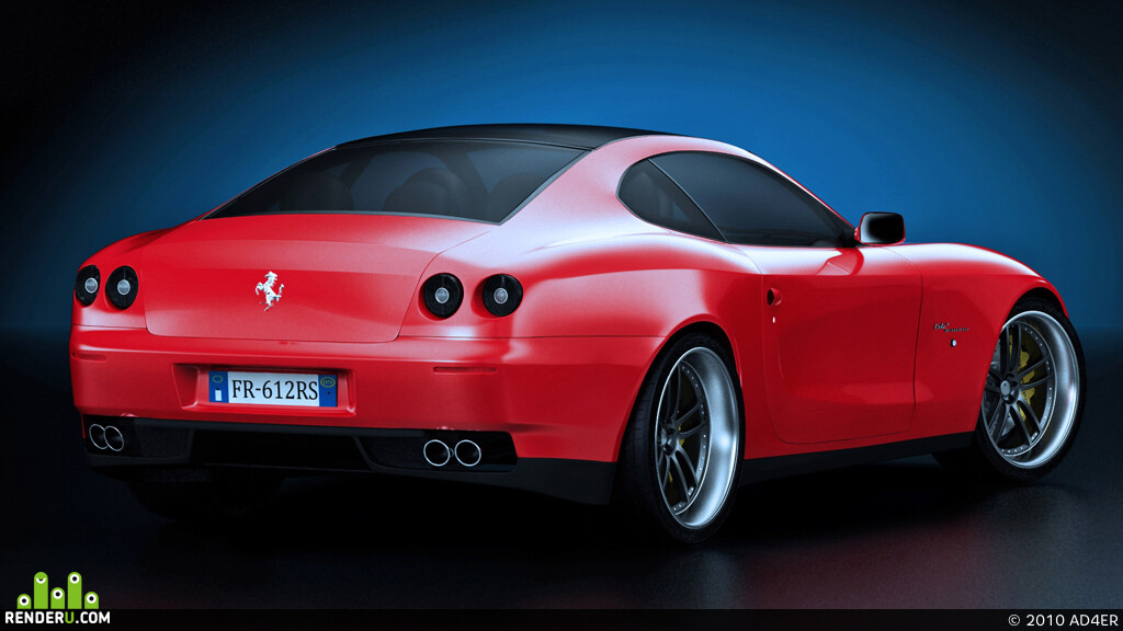 AD4ER. Ferrari 612 Scaglietti Novitec Rosso