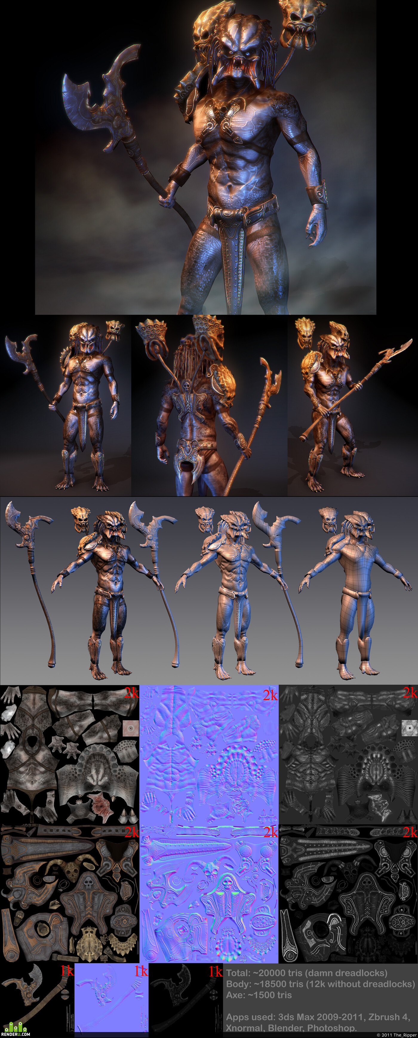The_Ripper. Yautja Warrior