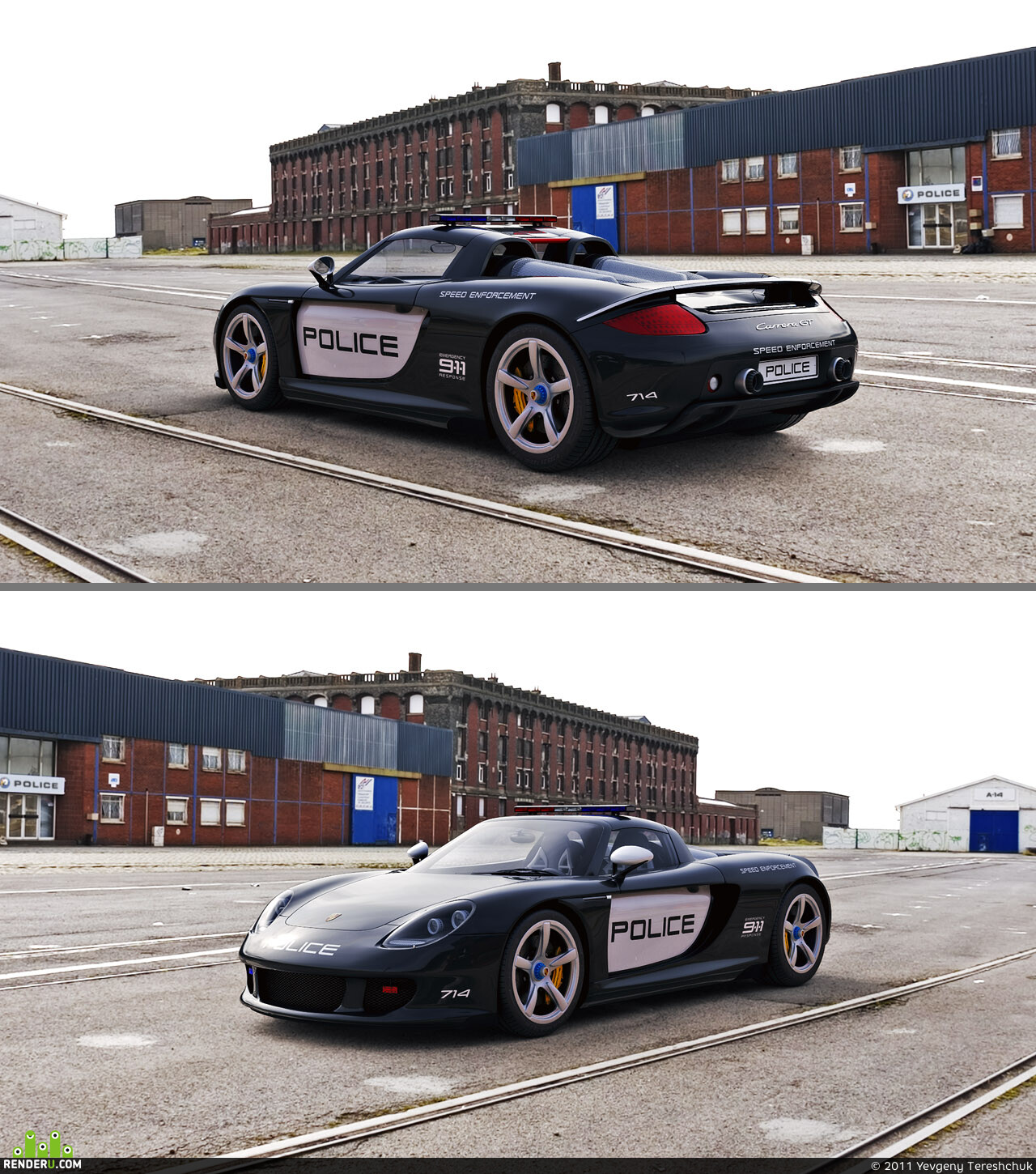 sN1p3R. Porsche Carrera GT - Police Car v2