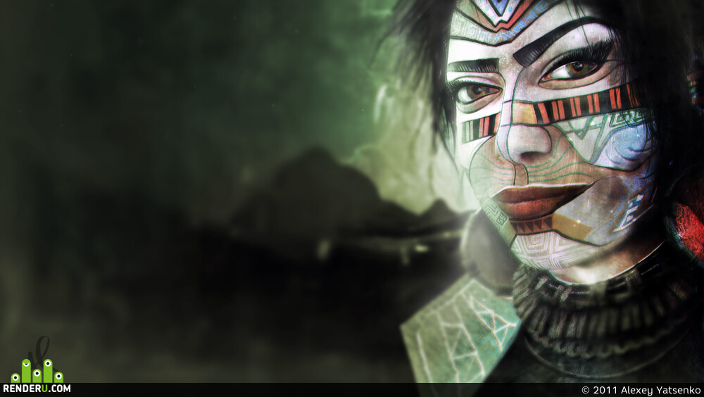 Alexey Yatsenko. maya face