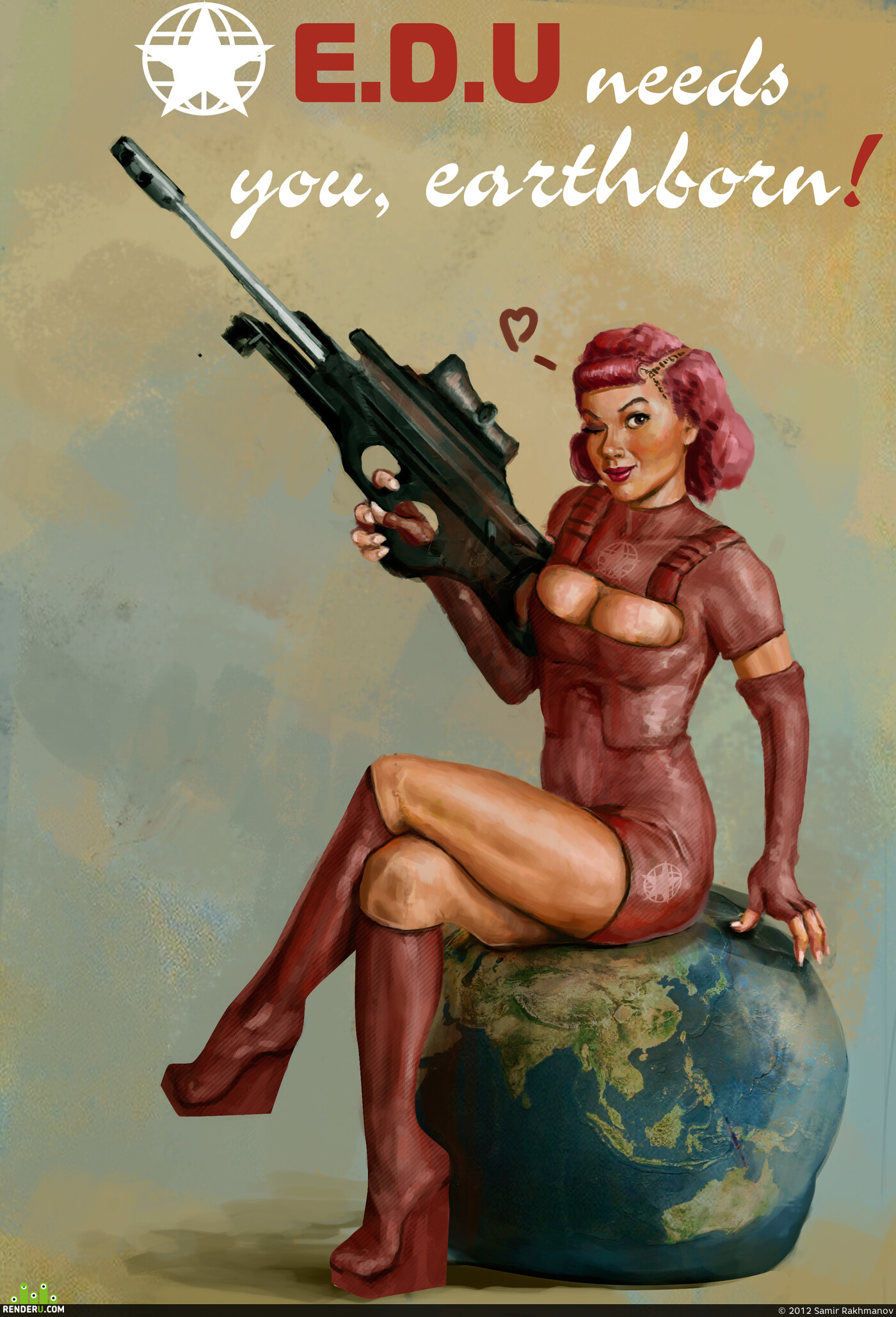 Samir Rakhmanov. Galactic Pin-up