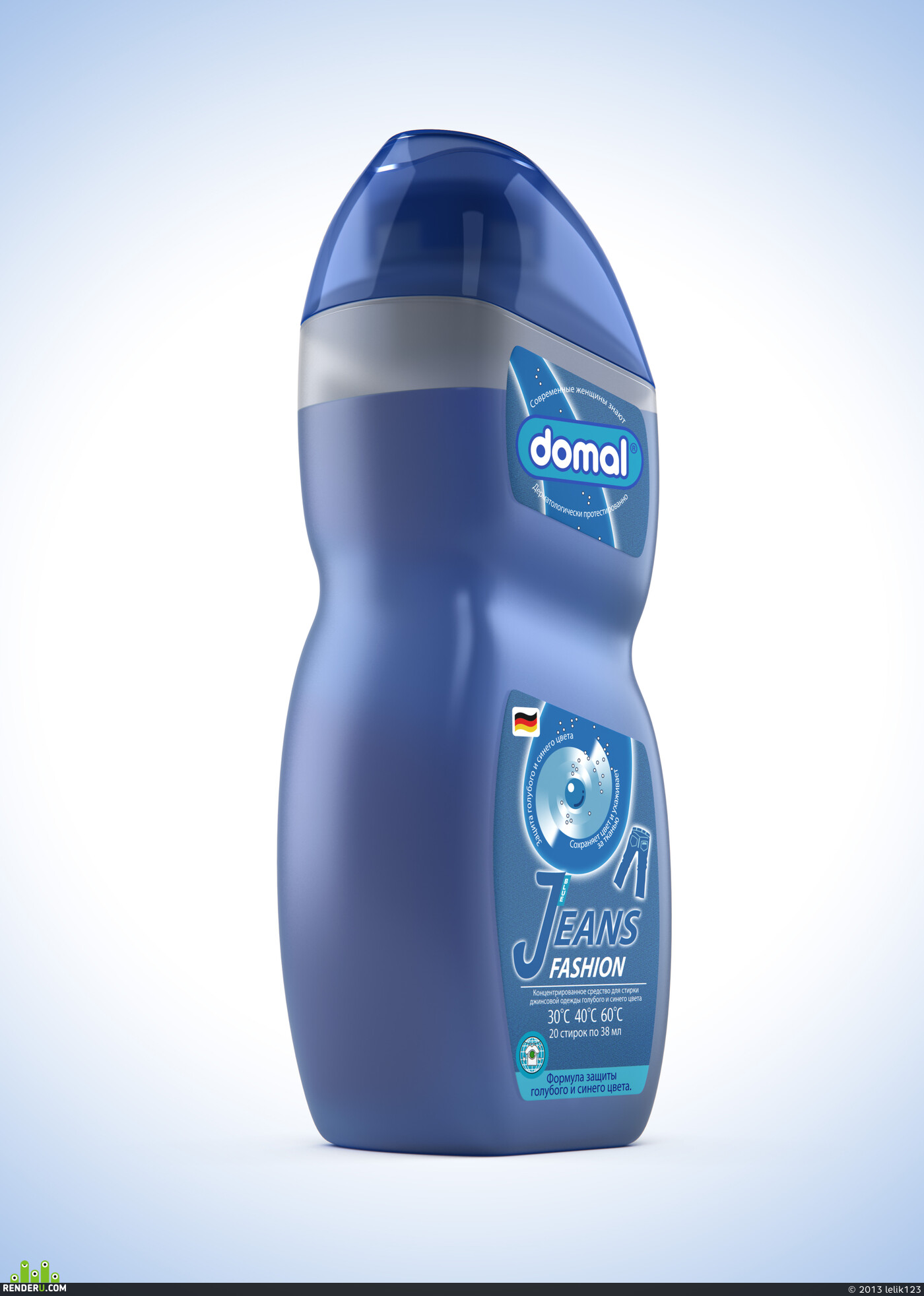 lelik123. A bottle of detergent for print.
