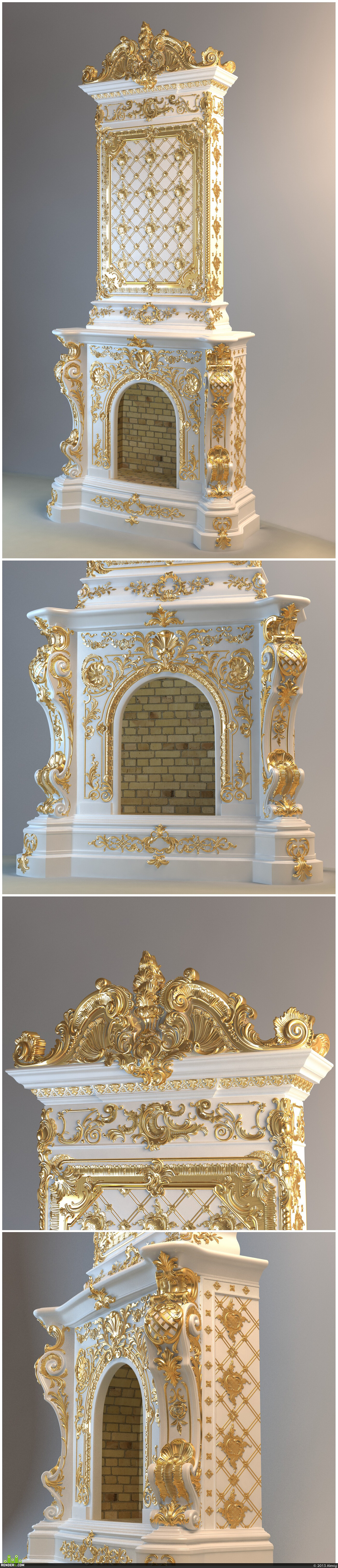 Alexiy. fireplace "baroque"