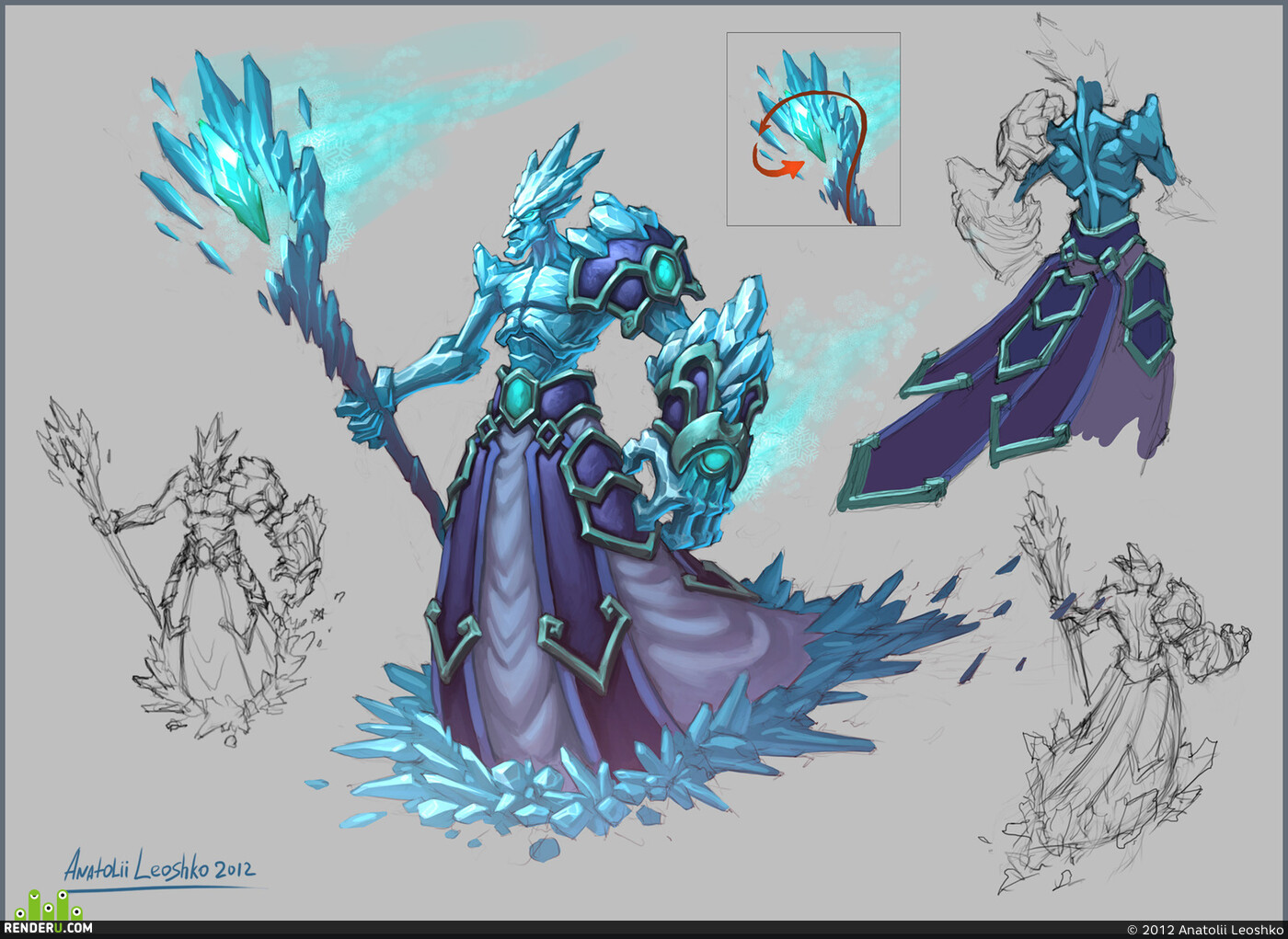 Anatolii Leoshko. Ice mage