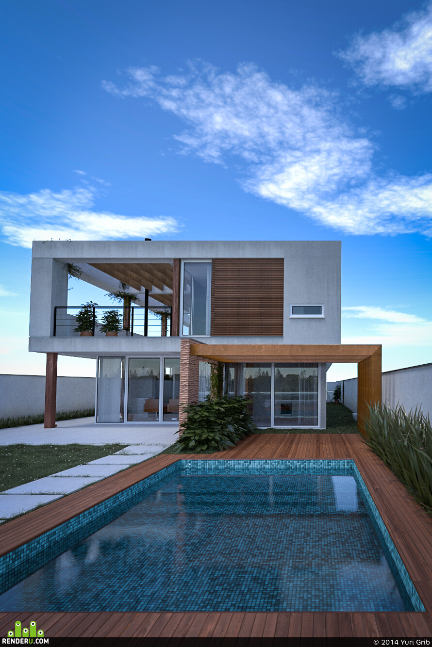 BeliyG3.  House with swimming pool