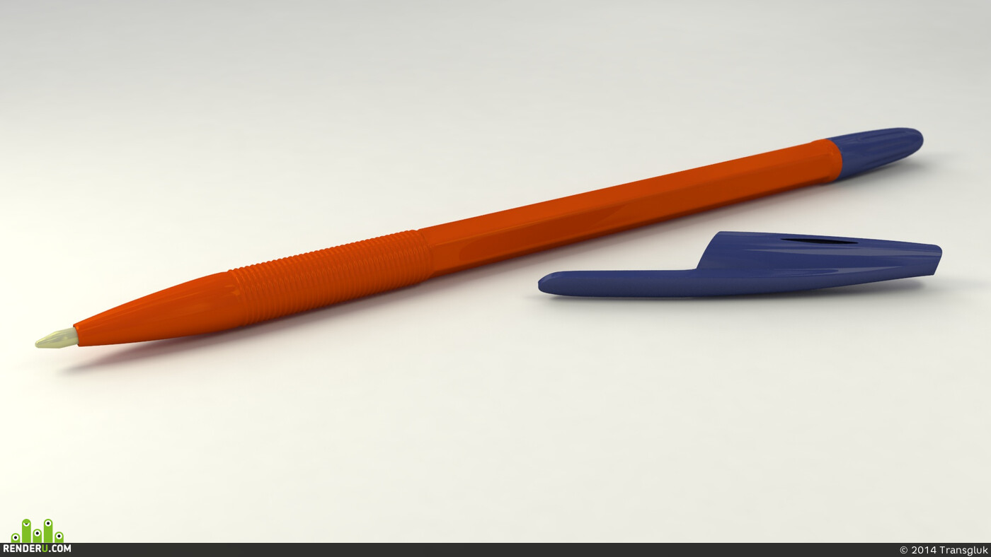 Transgluk. Orange pen