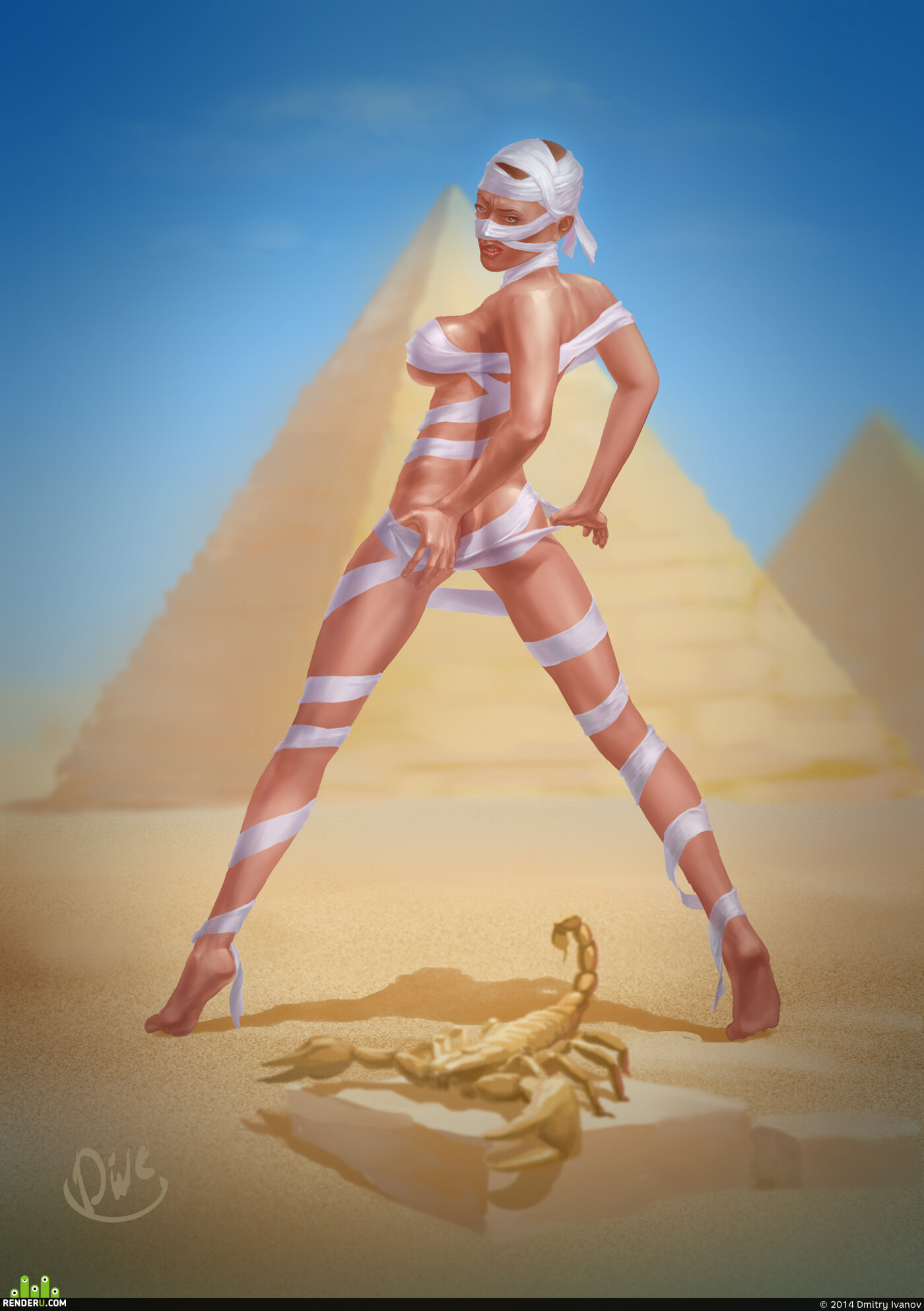 Dive. Mummy