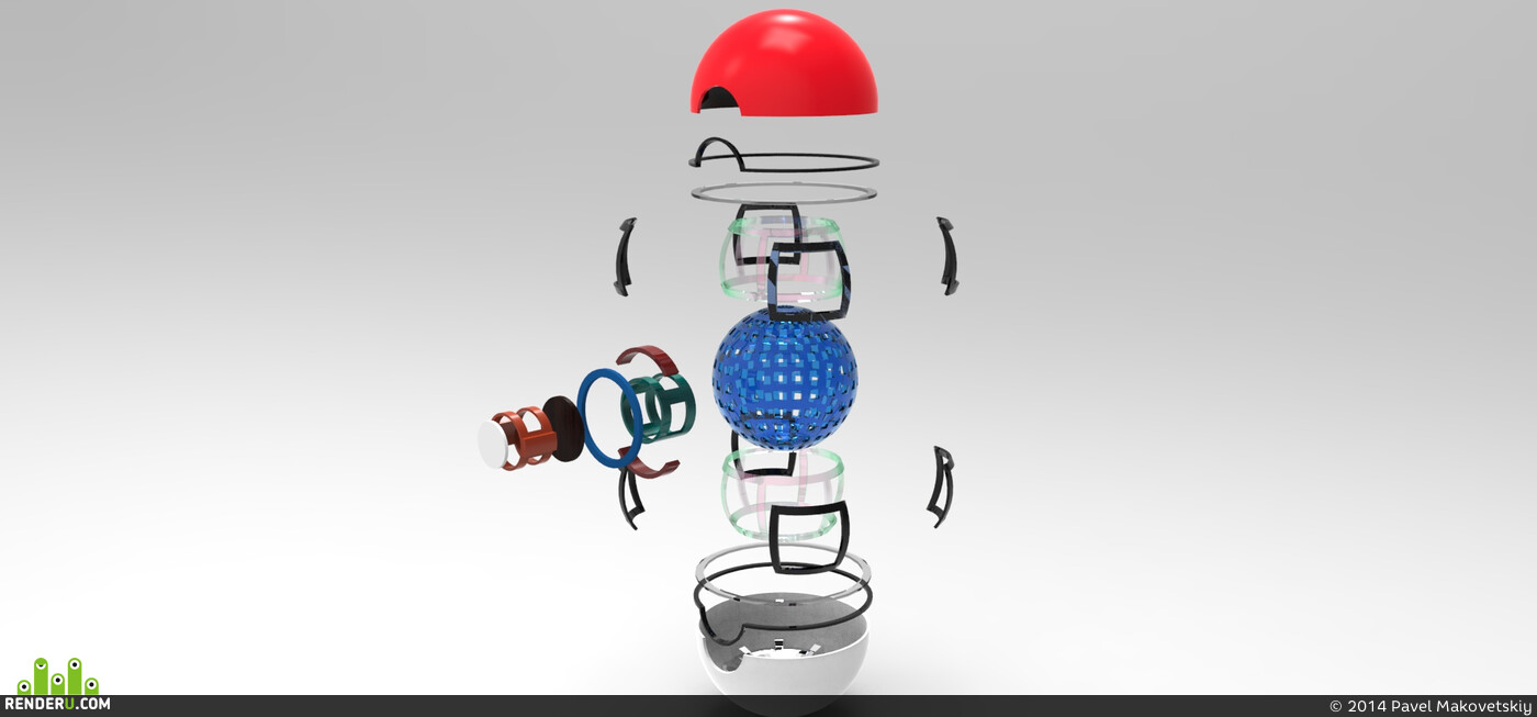 Pavel Makovetskiy. Pokeball (Schematic view)