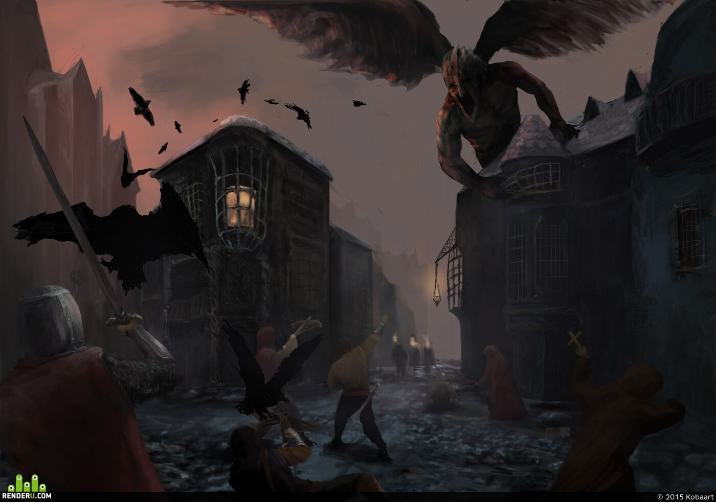 Kobaart. Raven master