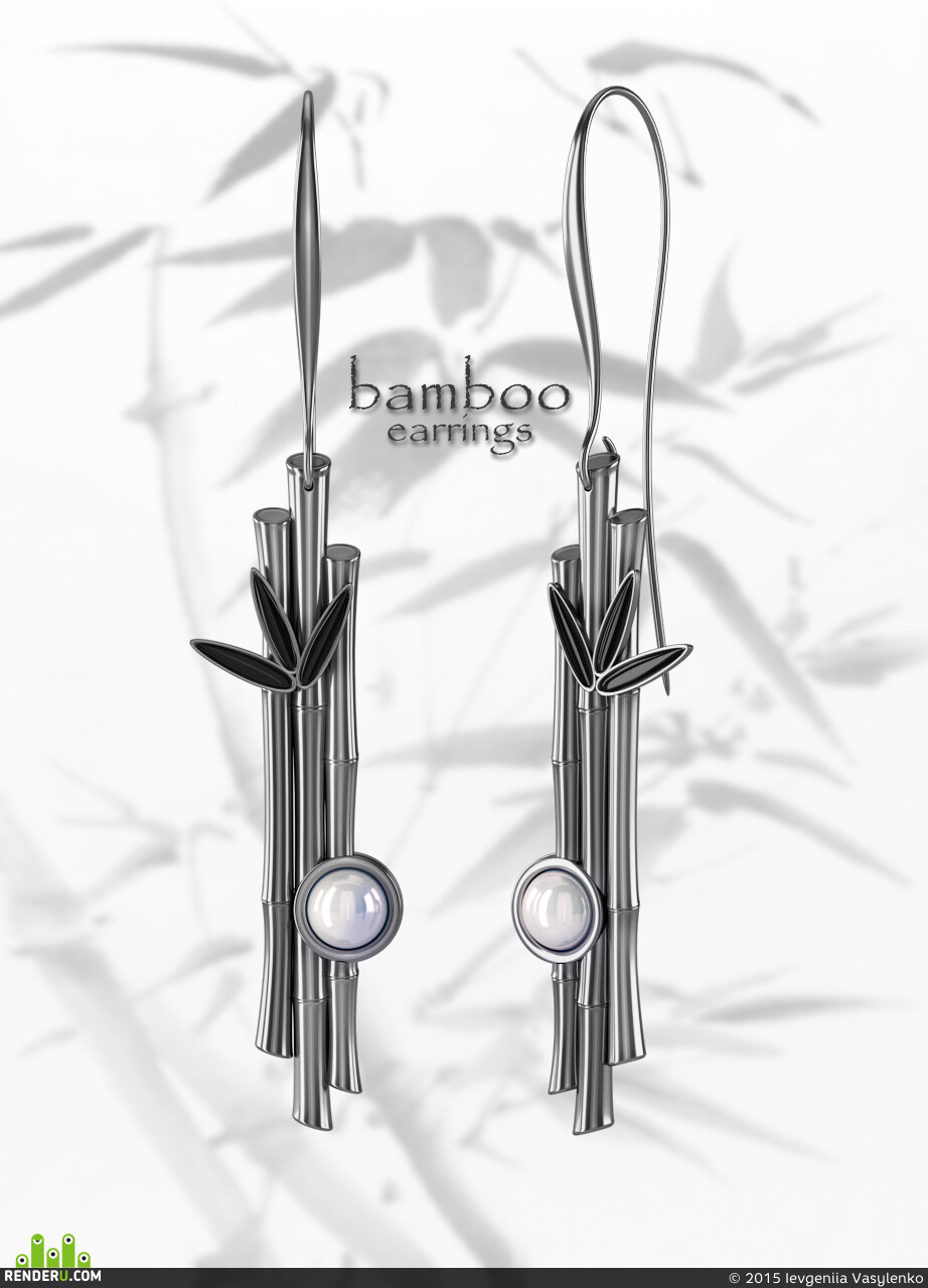 Ievgeniia Vasylenko. Bamboo Collection_Earrings