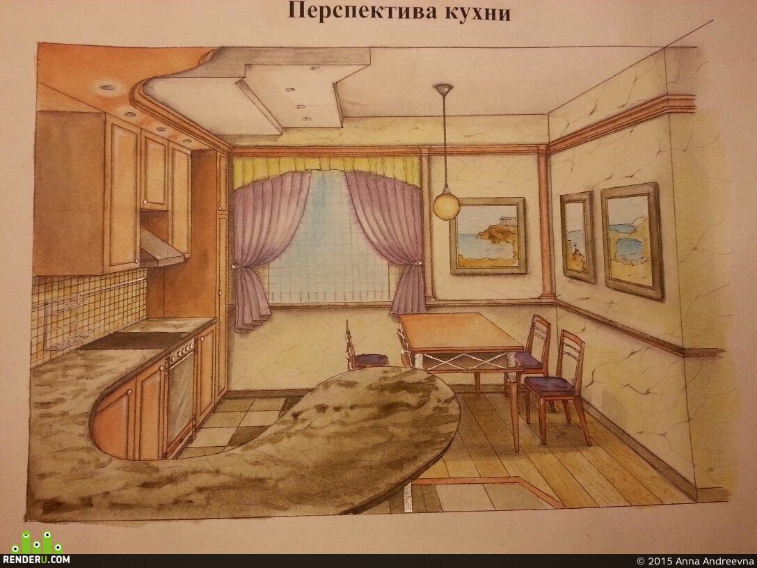 Anna Andreevna. interior