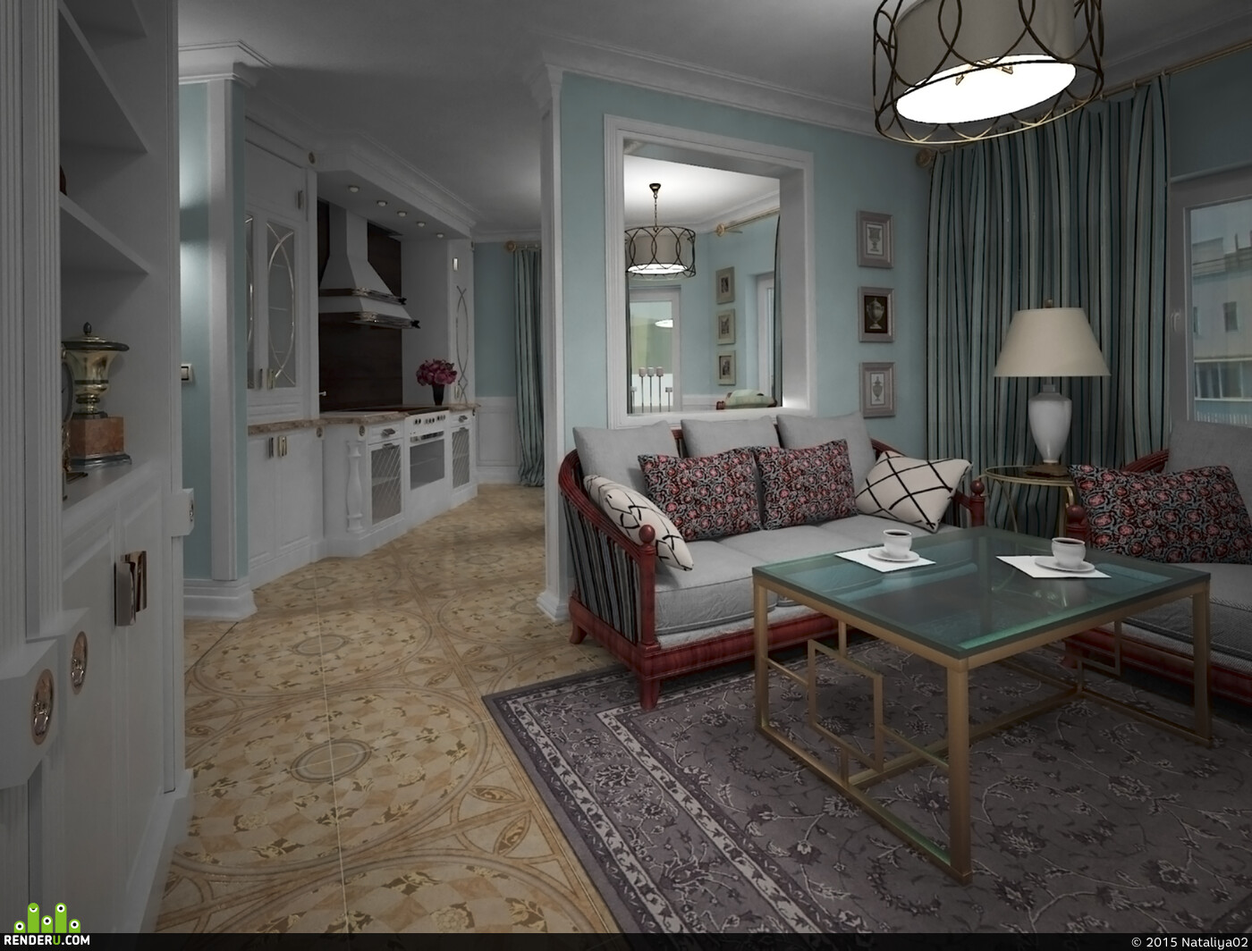 Nataliya02. The apartment in Kuntsevo. Kitchen-dining room