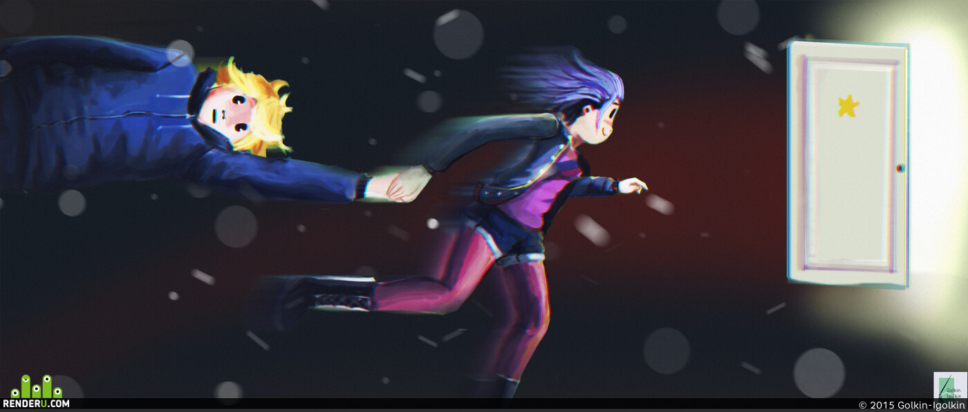 Golkin-Igolkin. Scott Pilgrim and Ramona Flowers