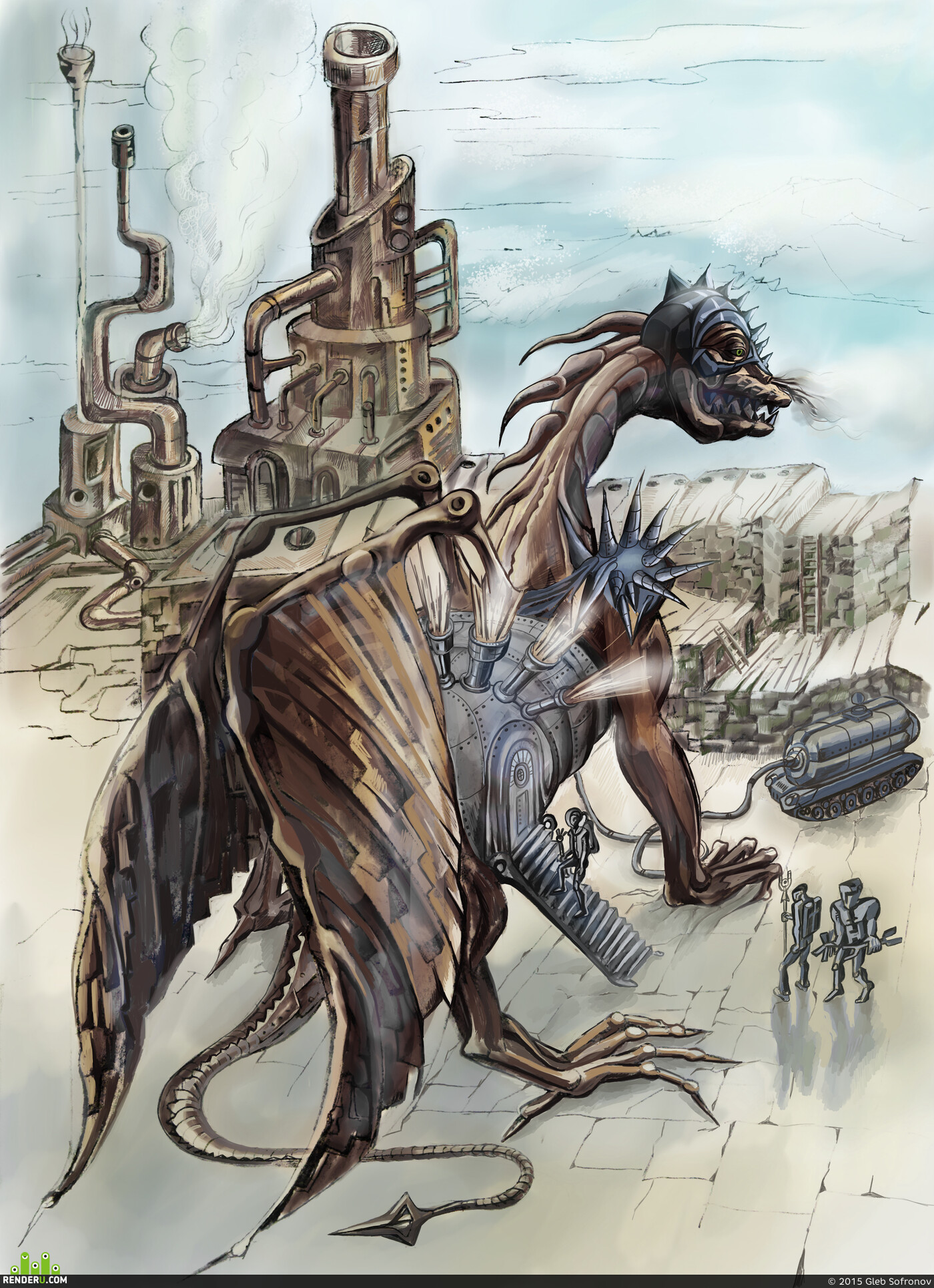 Gleb Sofronov. iron dragon