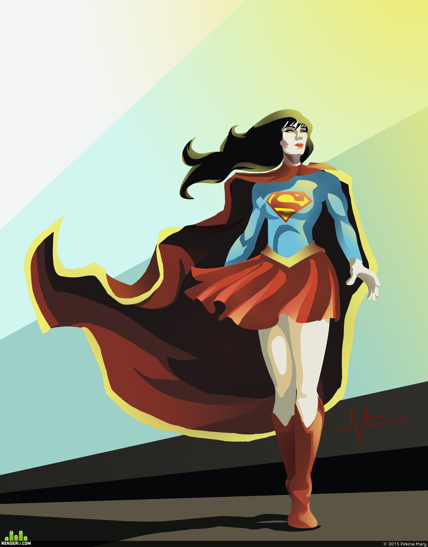 Pekina Mary. Supergirl