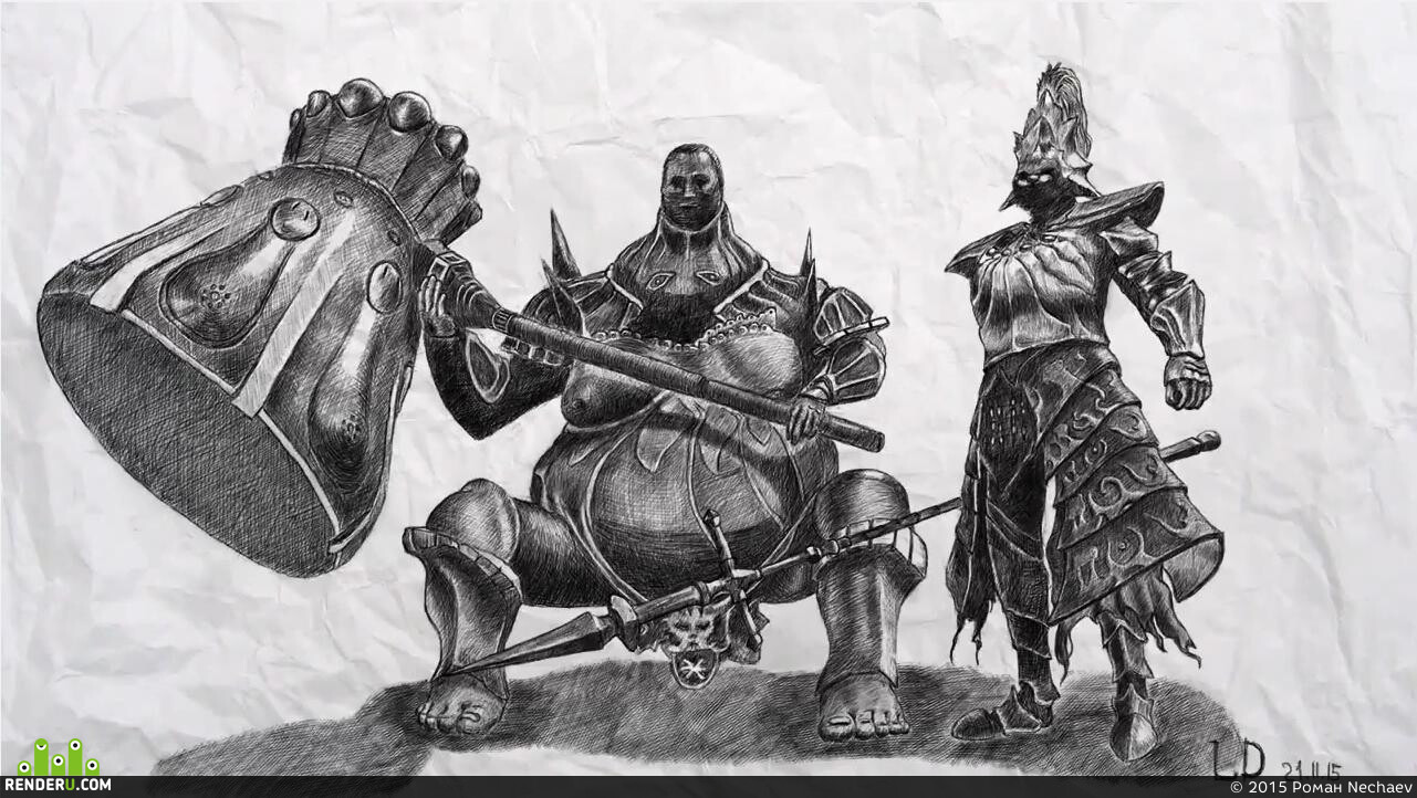 astronaft2012. Ornstein and Smough (Dark Souls)