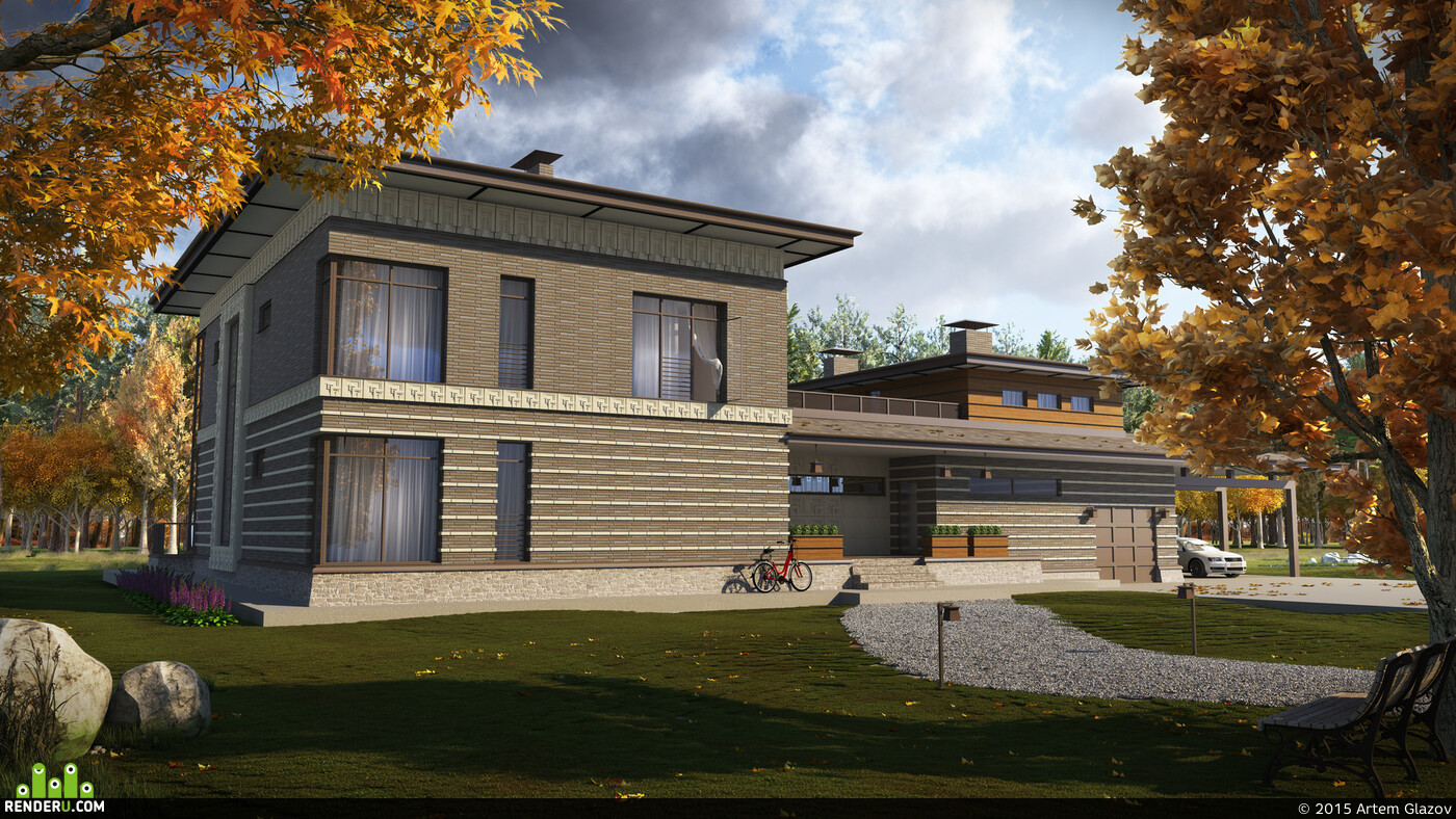 Irwin. Autumn exterior