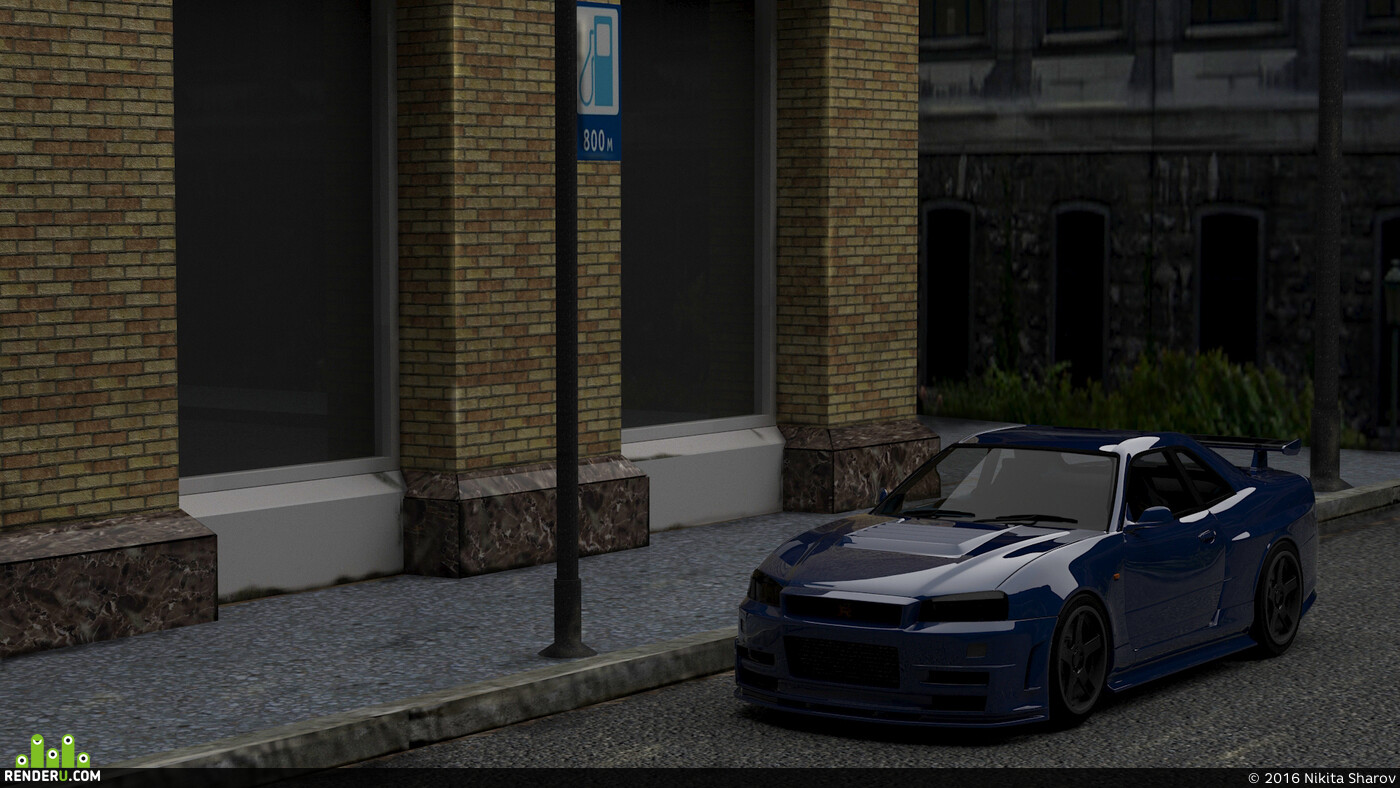 Nikita Sharov. Nissan Skyline GT-R (R34)