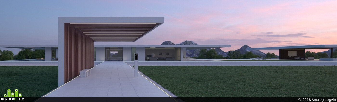 Pomidoroff. House in the Mountains
