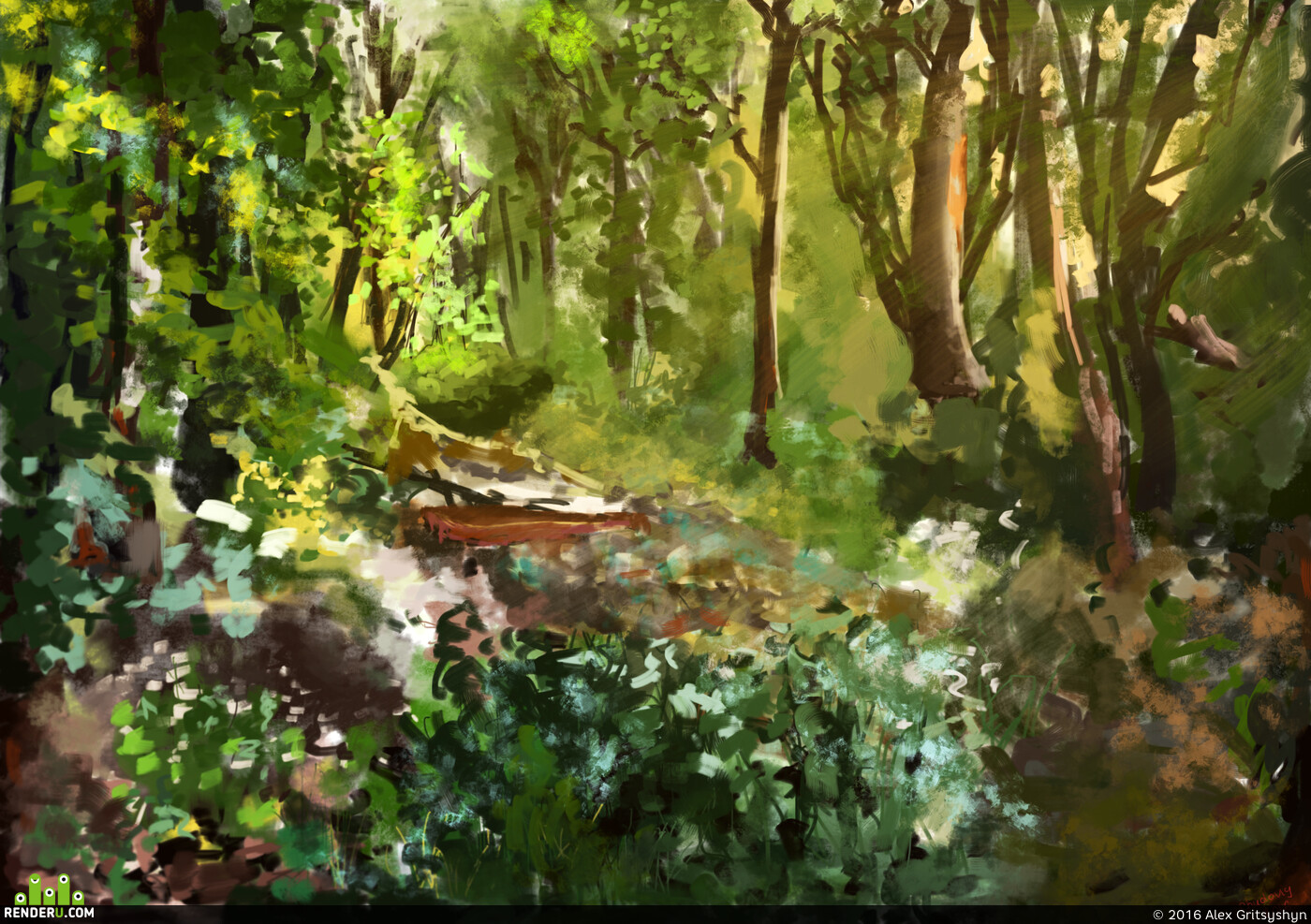Alex Gritsyshyn (Chudoviy). fairy forest