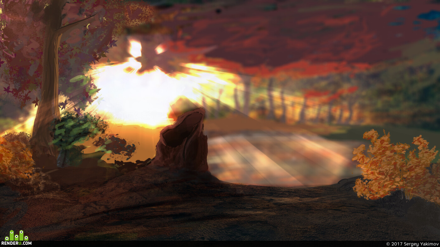 seir96. Autumn forest