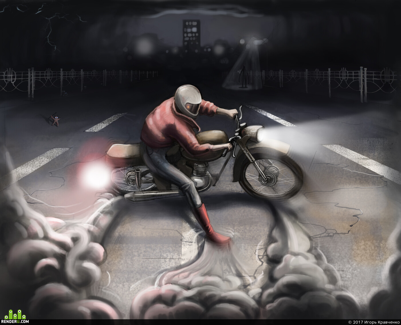 IgorKR. Bike accident