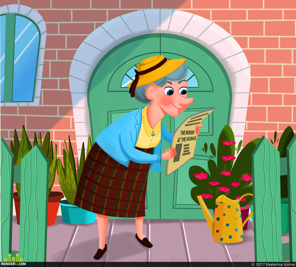 Ekaterina Voites (Katiko). Grandmothers in different countries.