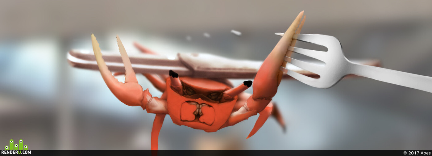 Apes. Battle-crab