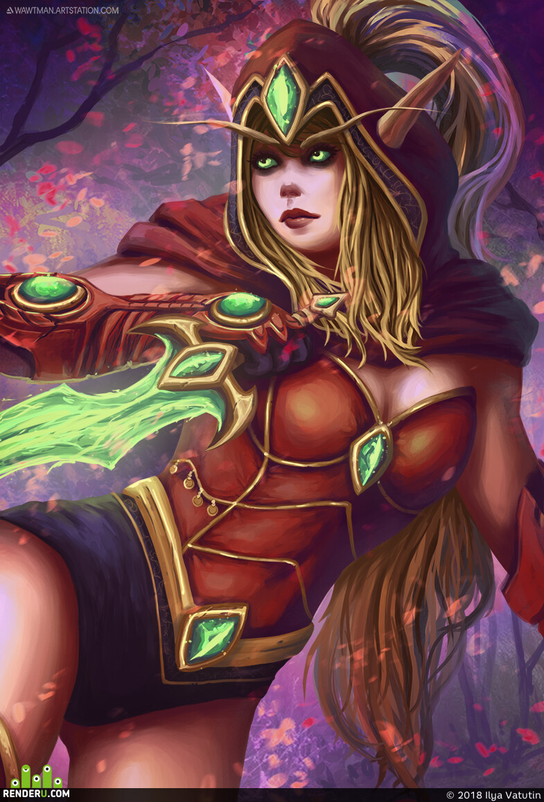 wawtman. Valeera Sanguinar - The Shadow of Uncrowned