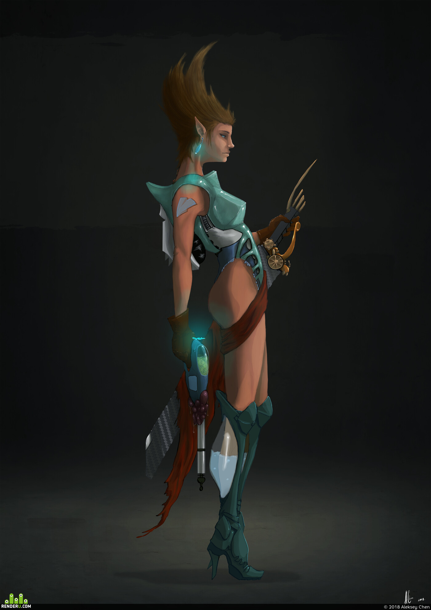Alex Chen. The Cosmo-pirat. Cosmoopera character
