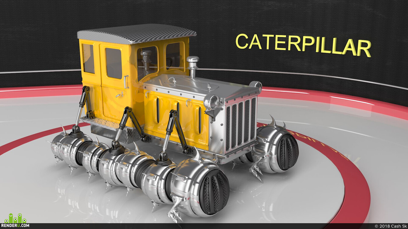 Cash Sk (cash). caterpillar tractor