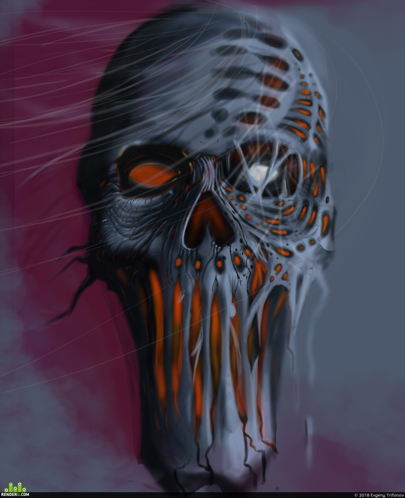 Latinos. skull organic