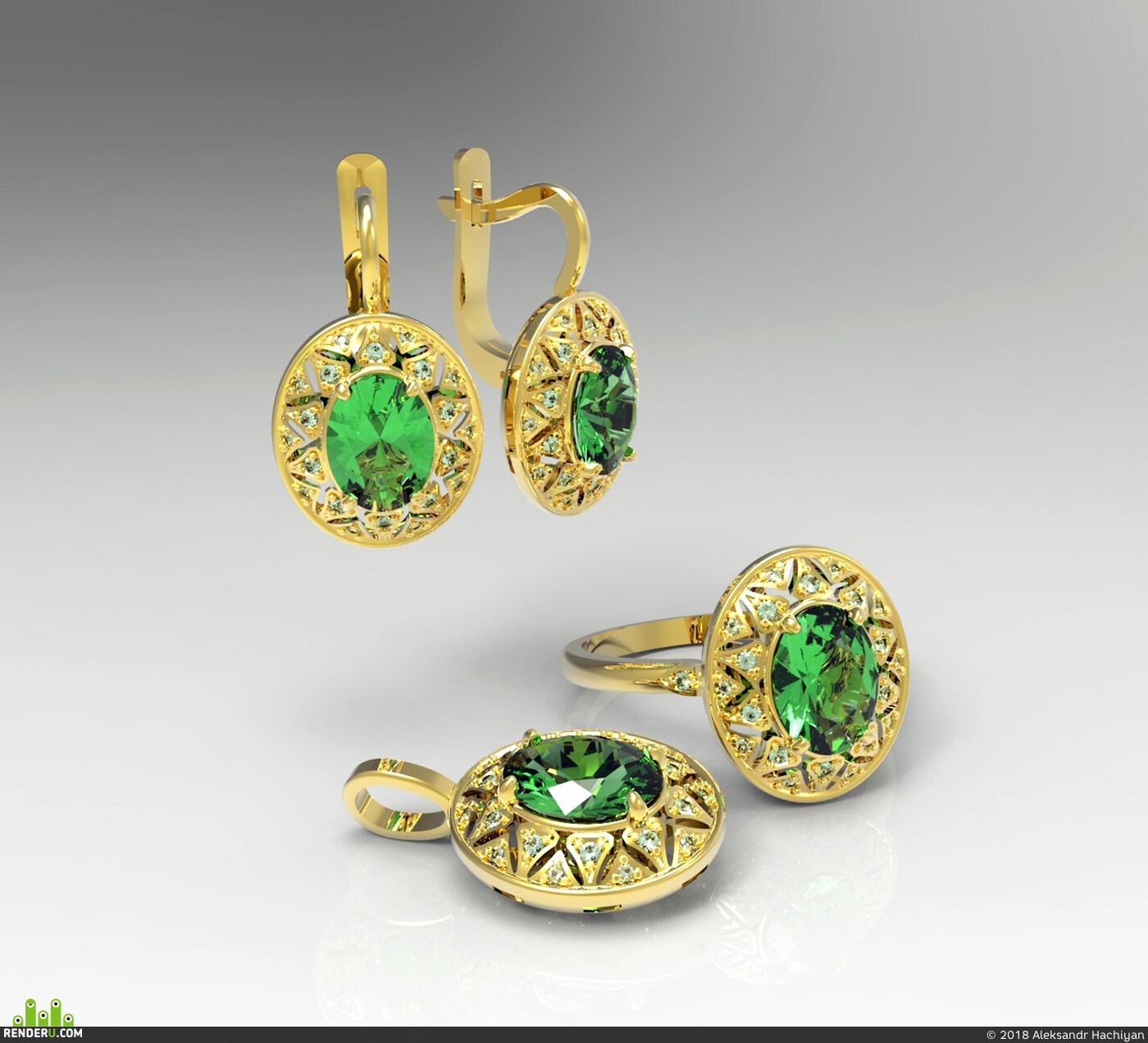 KaRaS|XAA. Jewelry set