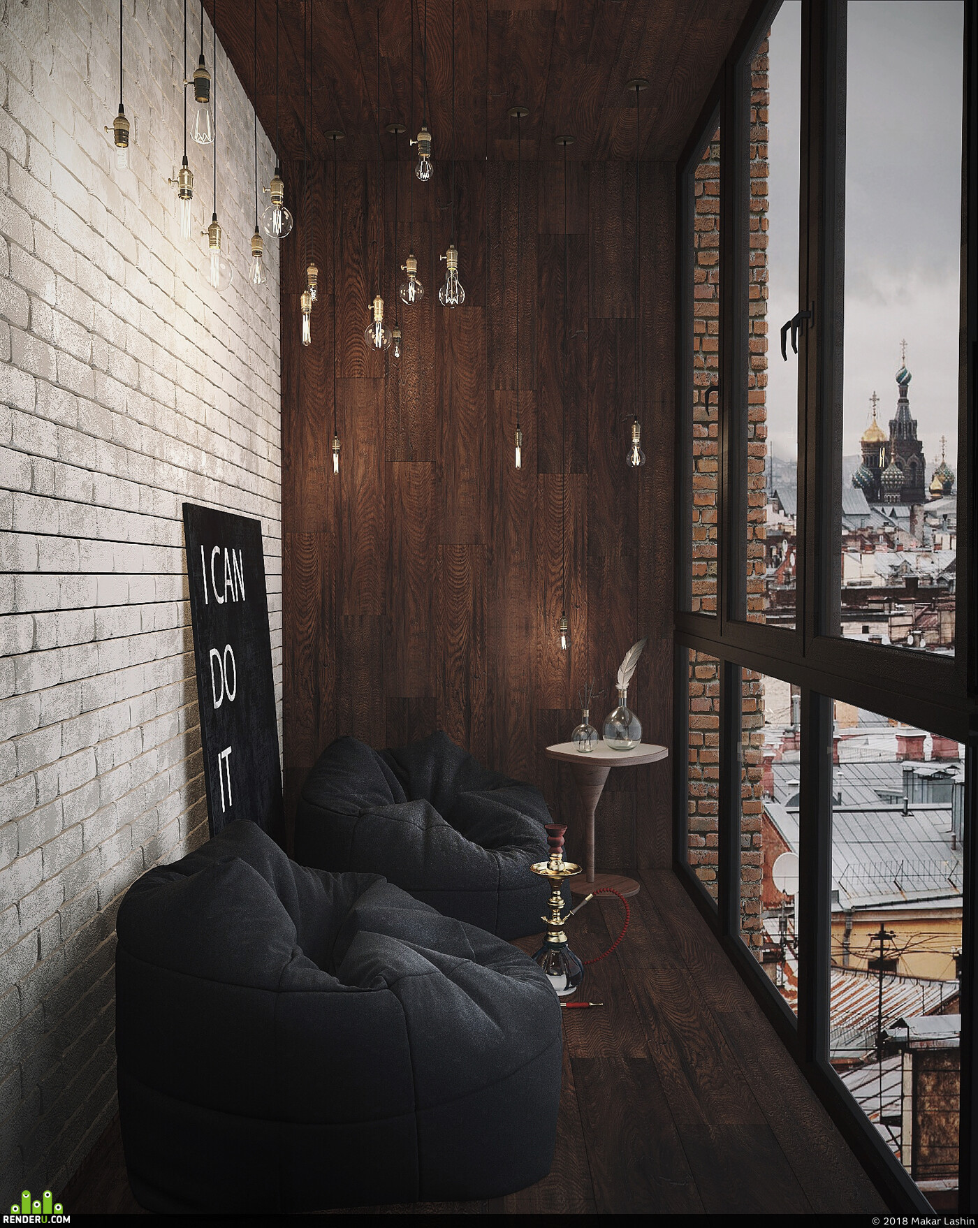 Makar Lashin (Lashin Makar). Loft Balcony