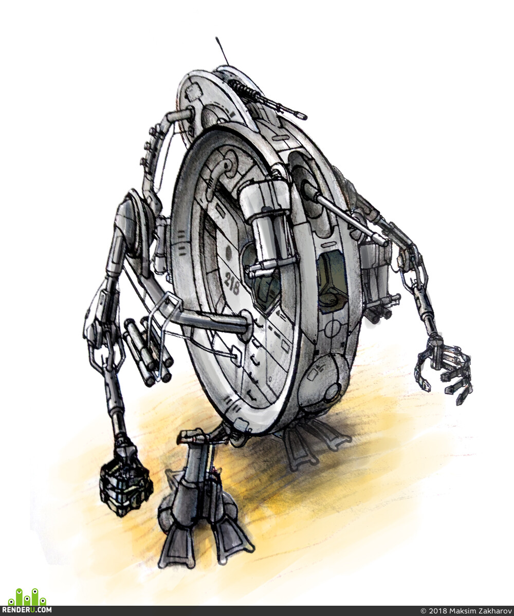 Max Kotovsky. Mecha design