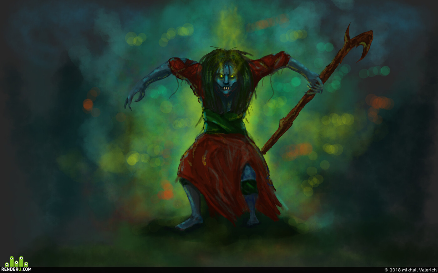 Mikhail Valerich. Swamp witch