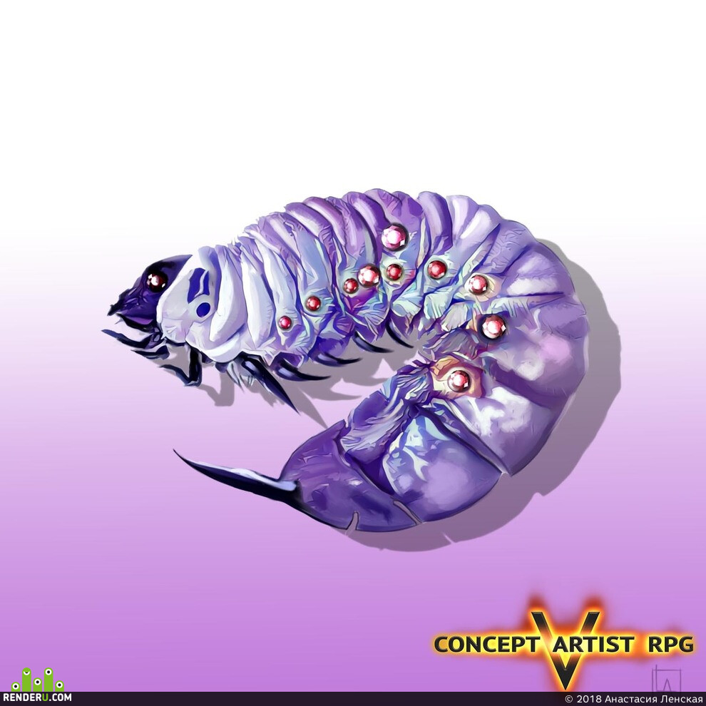 Анастасия Ленская. Ruby Larva