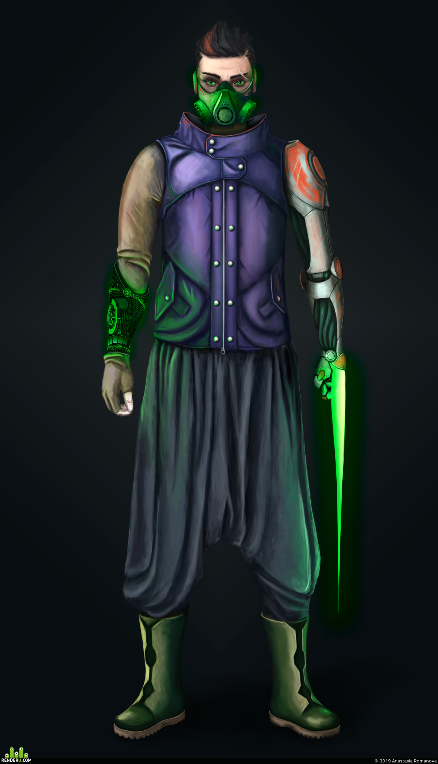 Anastasia Ro. Shinobi. Older brother