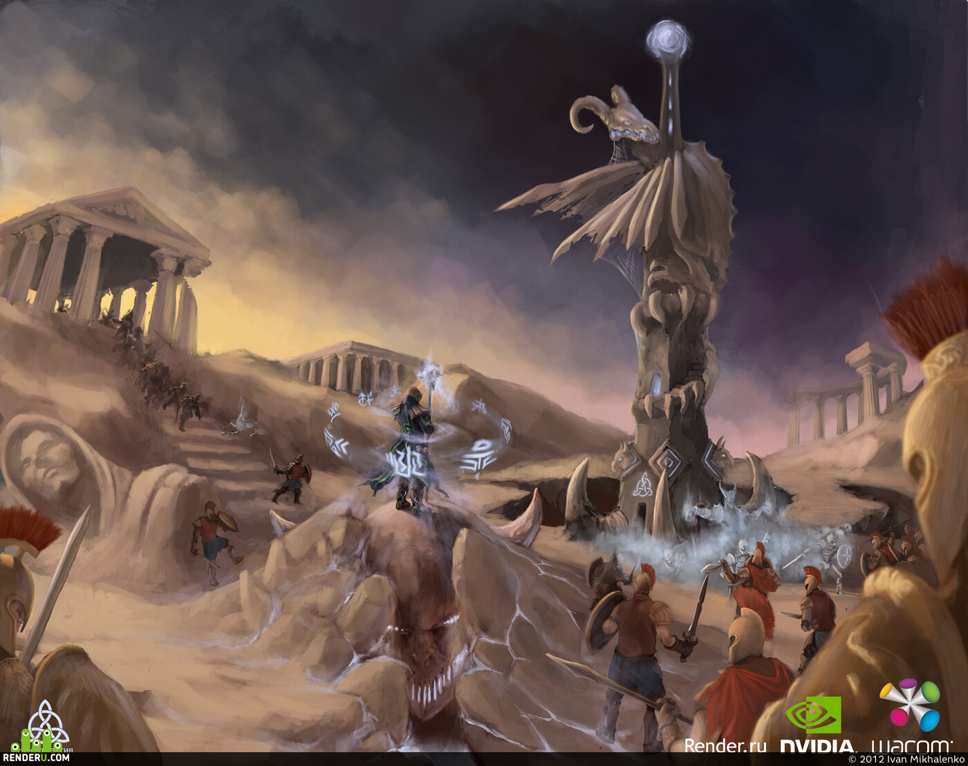 Ivan Mihalenko. Artwork of contest