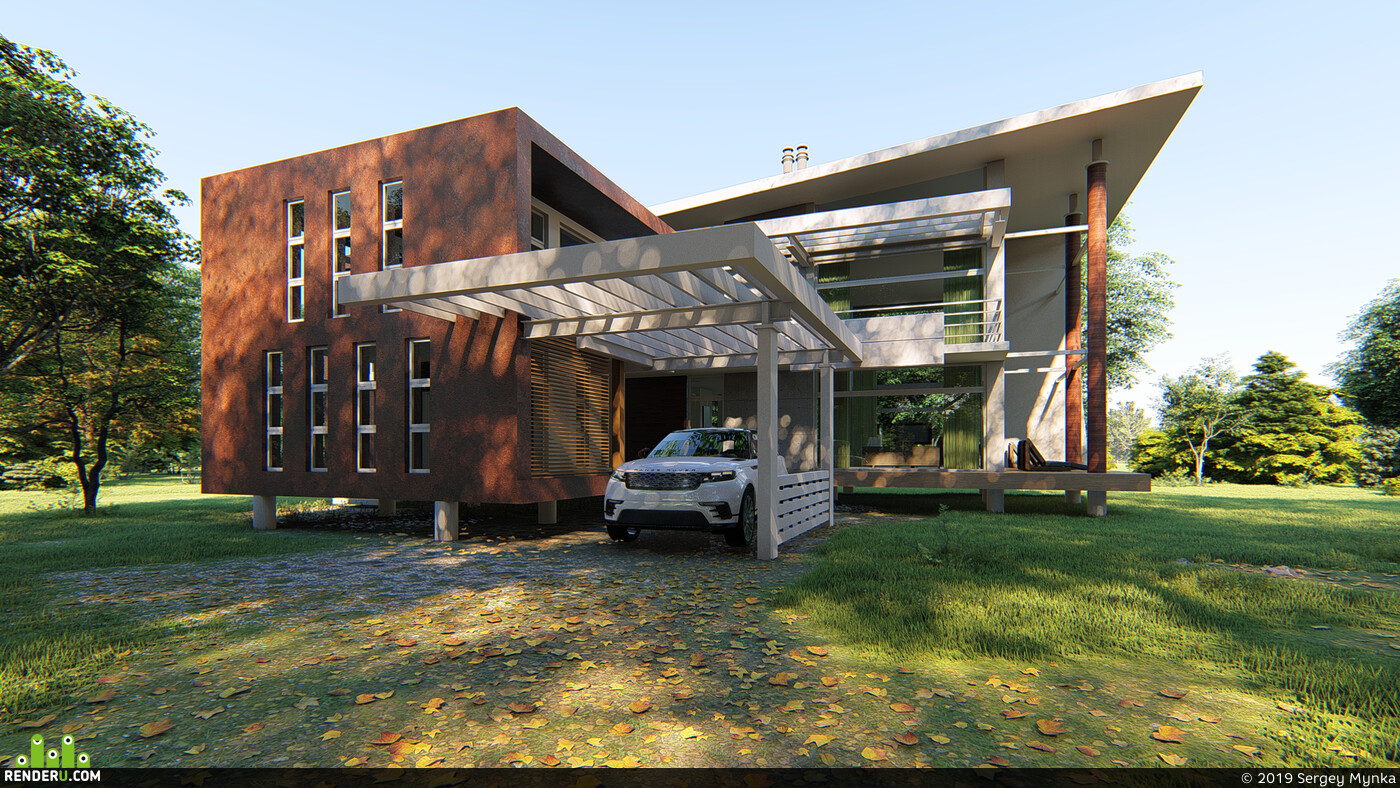 Sergey Mynka. Modern house
