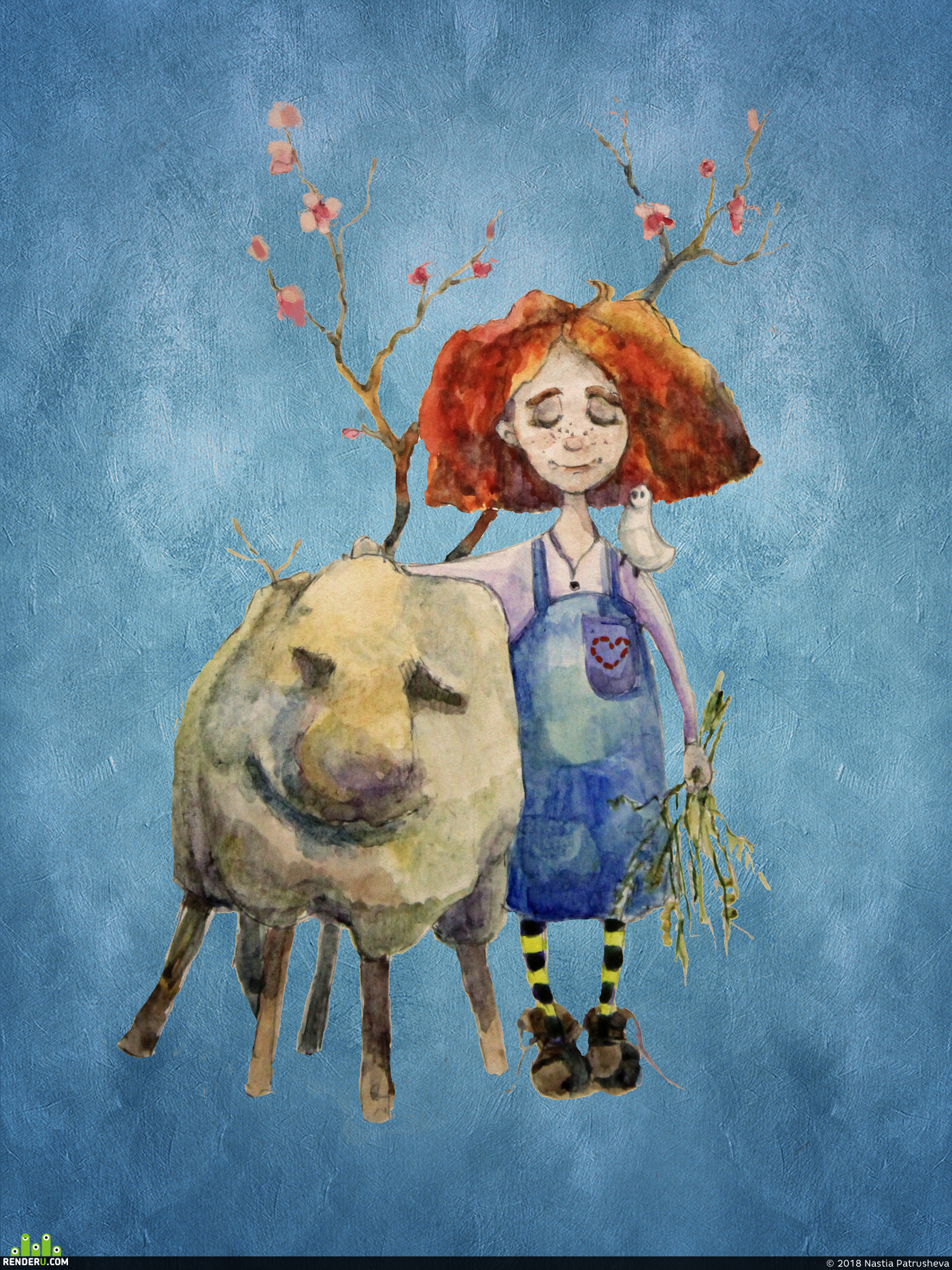 Nastia Patrusheva (Anast Patrusheva). Hand bestiary