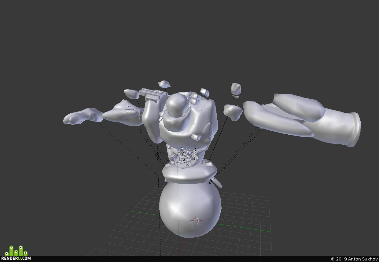 Anton Sukhov. Stone golem