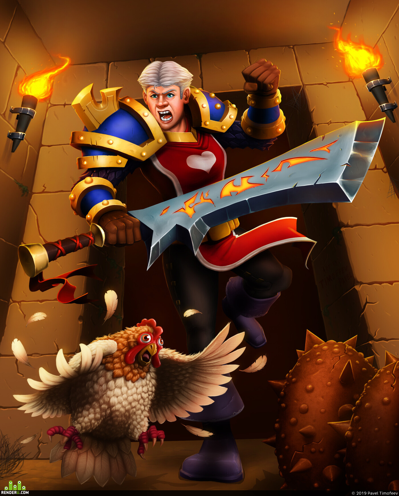 Pavel Timofeev (PaulRish). Fan art Hearthstone