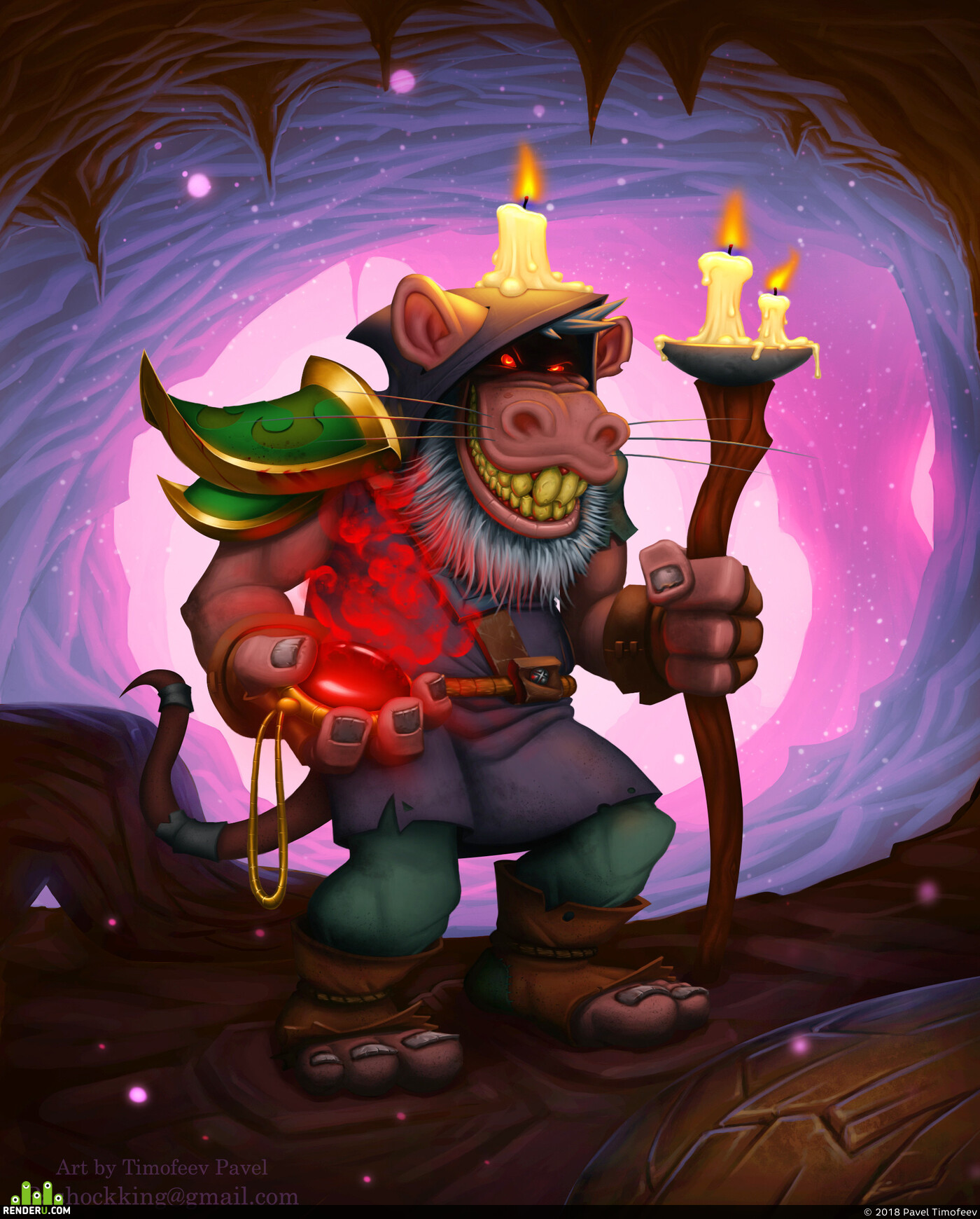 Pavel Timofeev (PaulRish). Kobolt fan art