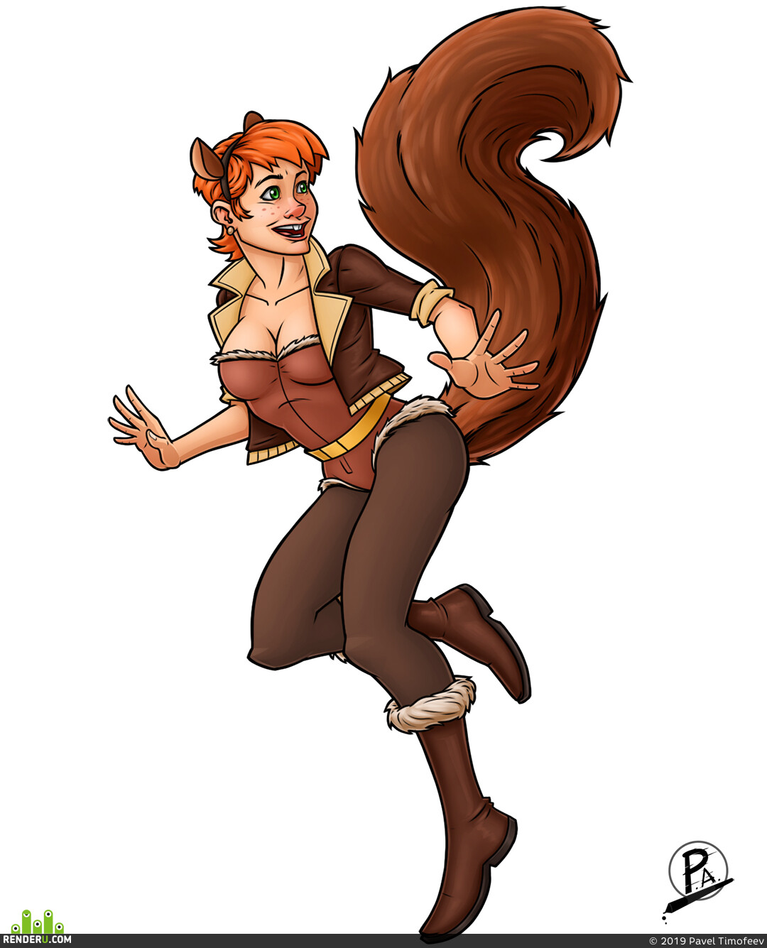 Pavel Timofeev (PaulRish). Squirrel Girl