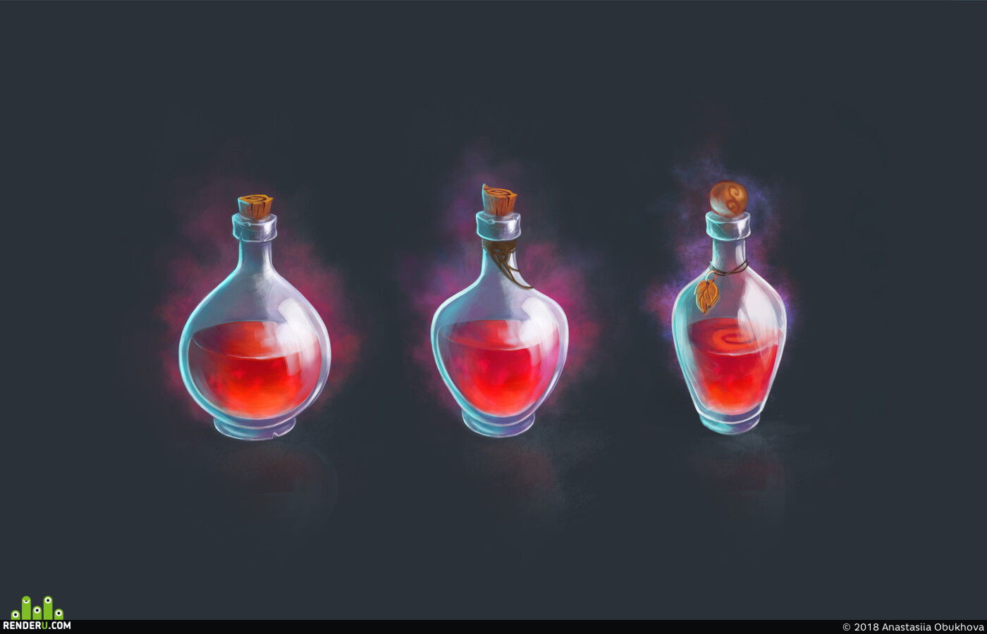 AnastasiiaBob. Bottles