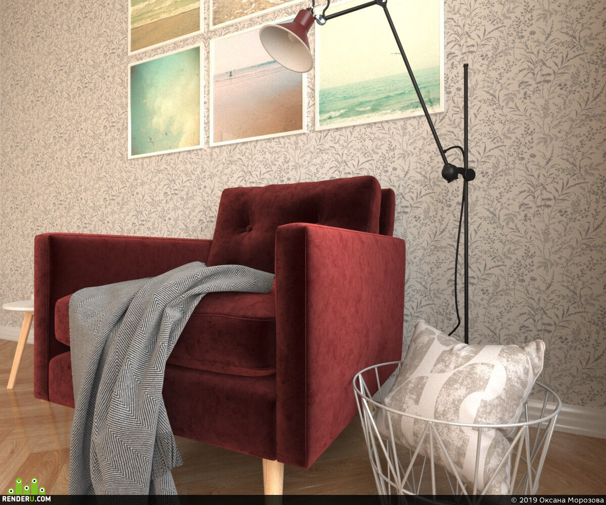 Оксана Морозова. Living room