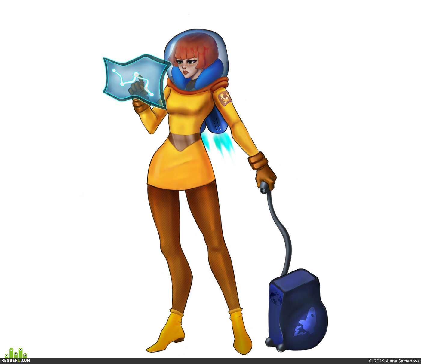 Alena Semenova. Space girl